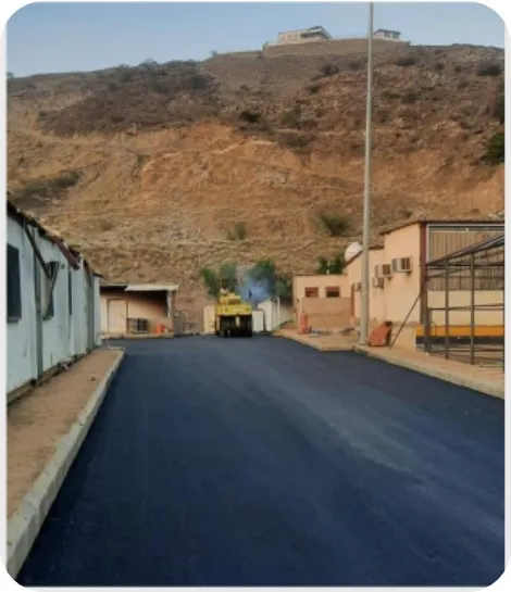 مشروع سفلتة الطرق والأرصفة